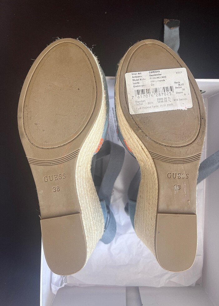 Guess orjinal 38 numara - Görsel 5