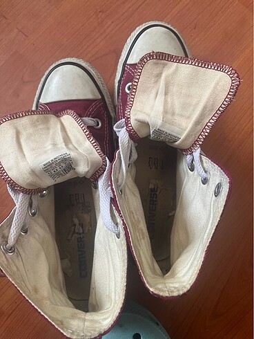 37 Beden bordo Renk Converse orijinal Boyner?den aldım