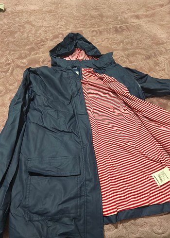 lacivert i Fermuarlı Erkek Yağmurluk - Görsel 5