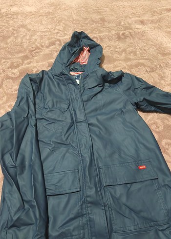 lacivert i Fermuarlı Erkek Yağmurluk - Görsel 3