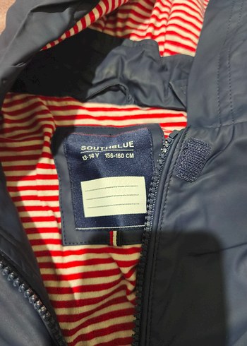 lacivert i Fermuarlı Erkek Yağmurluk - Görsel 2