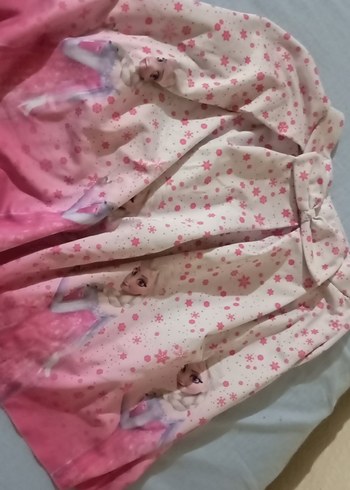 Pembe Desenli Elsalı Kız Çocuk Etek