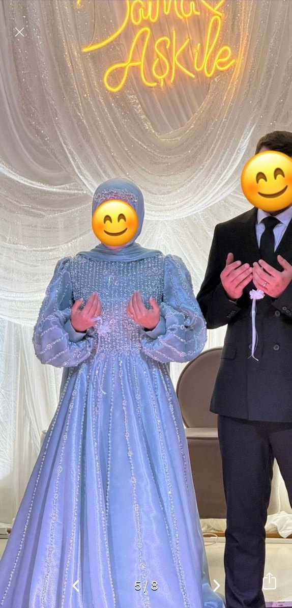 Mint yeşili Nişan Elbisesi berika sultan design - Görsel 5