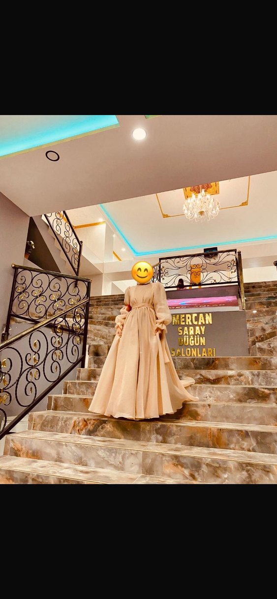 kevser bahadır karolin nişan elbisesi abiye temiz - Görsel 2