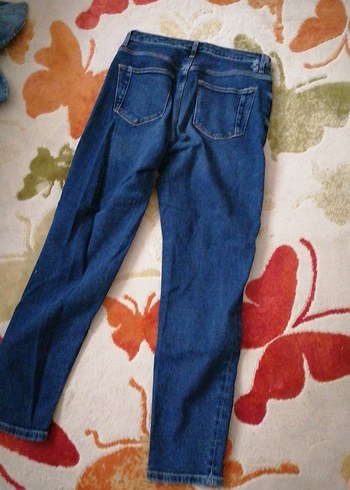 28 Beden mavi Renk Mavi Kadın Denim Pantolon