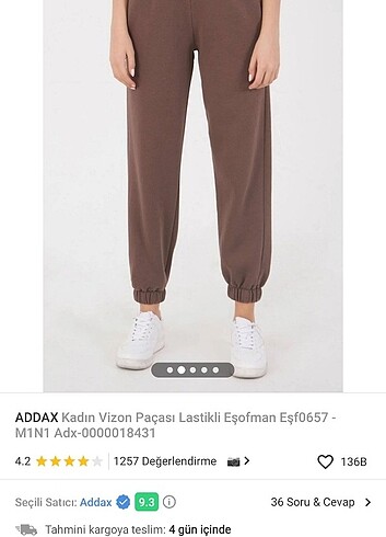 Addax Kahverengi Eşofman Altı
