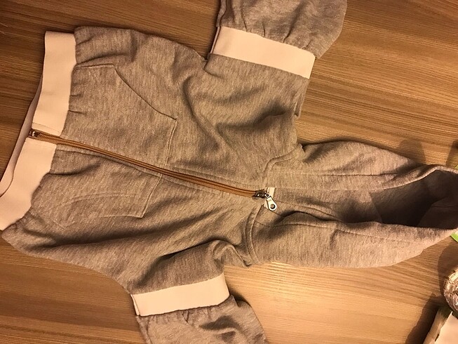 Gri kız çocuk sweat