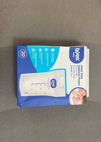 Wee Baby 20'li Anne Sütü Saklama Poşeti 200ml - Görsel 2