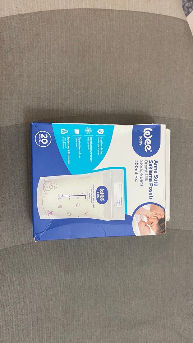 Wee Baby 20'li Anne Sütü Saklama Poşeti 200ml - Görsel 2