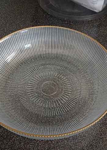 Altın Kenarlı Modern Klasik Cam Kase - Görsel 4