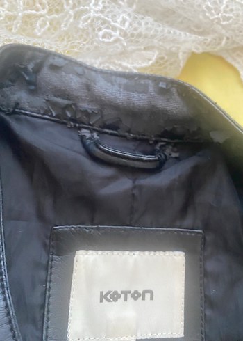 Kadın Siyah Deri Biker Ceket - Görsel 4