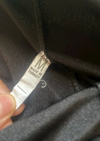 Siyah Bol Kesim eşofman altı - Görsel 4