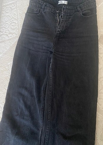 30 Beden siyah Renk Siyah wide leg Jean