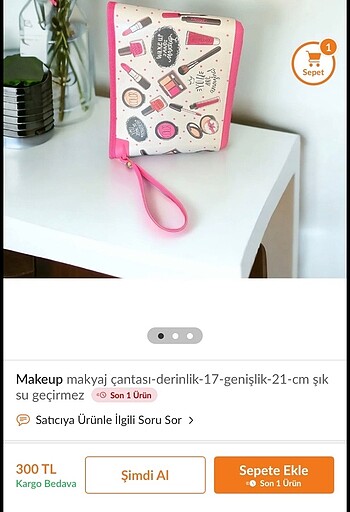 Beden Makyaj çantası