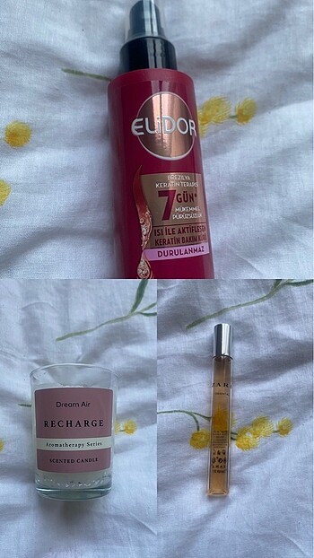 Elidor Keratin serisi ve mum (açıklamayabakın)