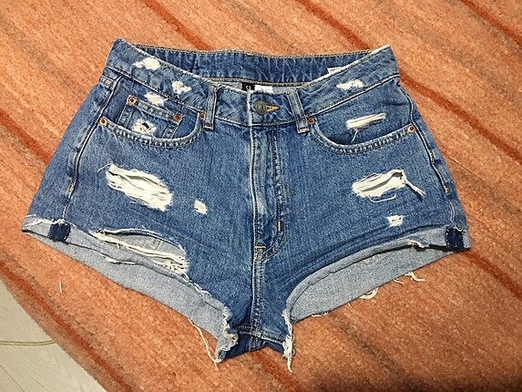 Mini jean şort
