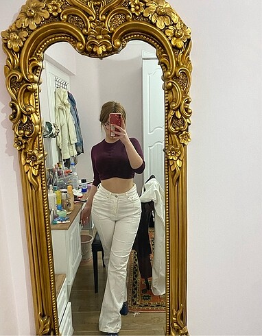 beyaz straight jean