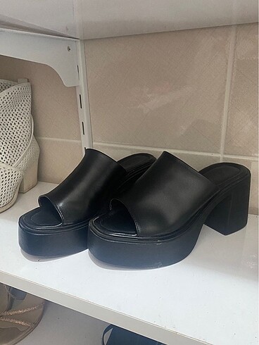 37 Beden siyah Renk platform terlik