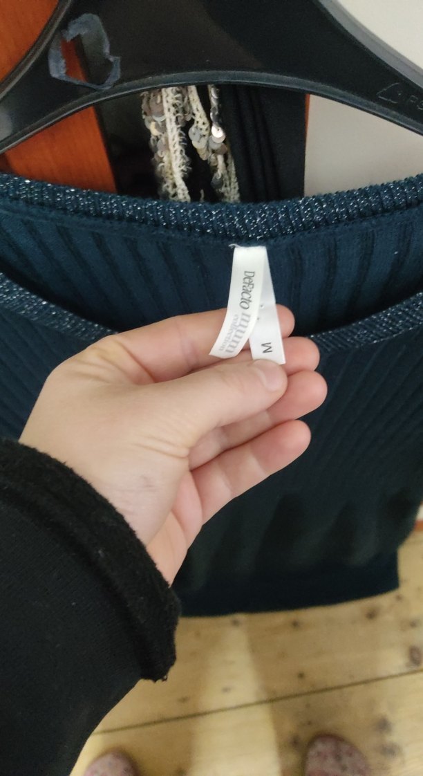 yeşil Triko Midi Elbise - Görsel 5