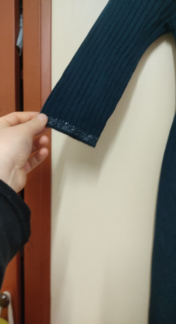 yeşil Triko Midi Elbise - Görsel 4