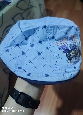 2-3 Yaş, 20 cm Beden mavi Renk Şapka 