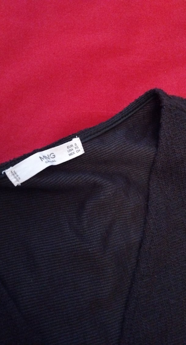 Mango Kemerli Siyah Kolsuz Kadın Elbise - Görsel 3