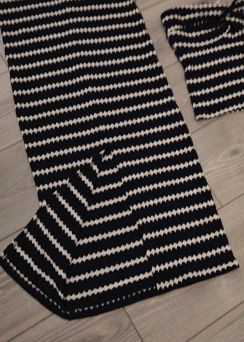 kroşe ajurlu triko takim - Görsel 5