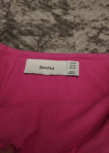 bershka yirtmacli keten etek - Görsel 4