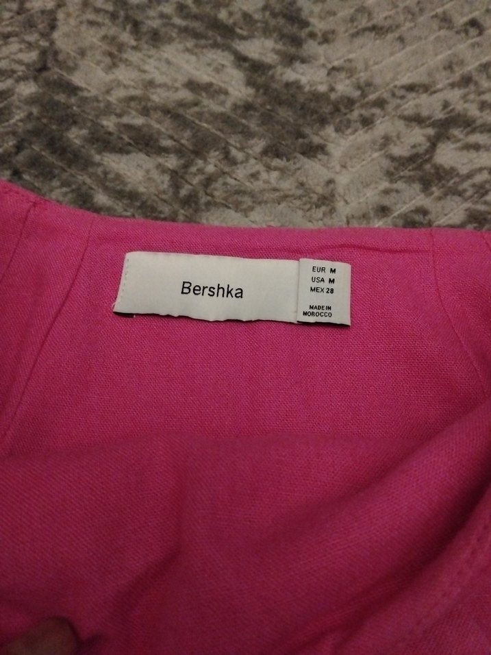 bershka yirtmacli keten etek - Görsel 4