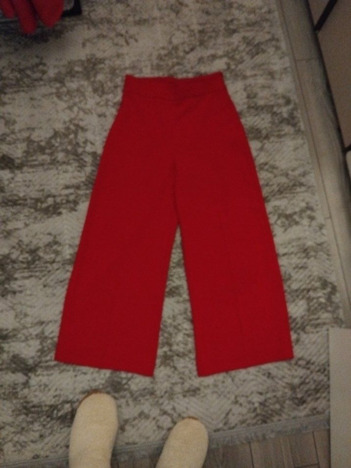 zara culotte pantolon - Görsel 3