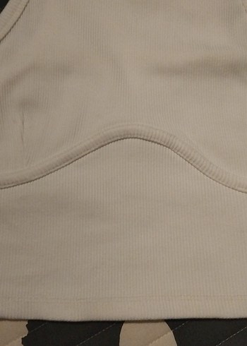 Beyaz Spor Crop Atlet - Görsel 7