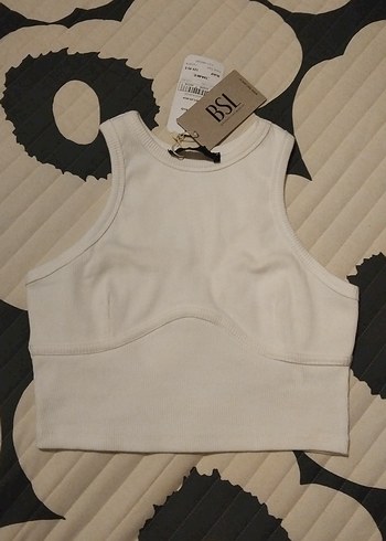 Beyaz Spor Crop Atlet - Görsel 3