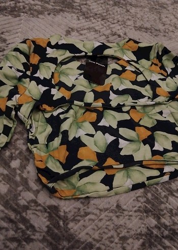 sirt dekolteli crop - Görsel 6