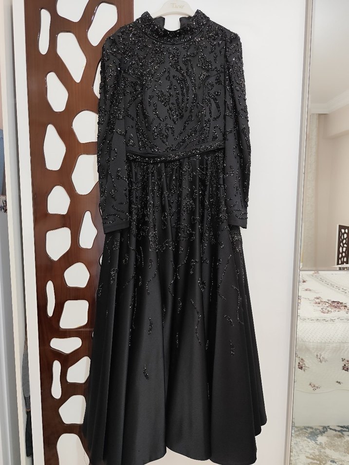 Tesettür abiye elbise - Görsel 2