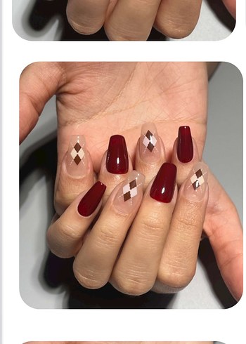 Pembe Pastel Çiçekli jel tırnak seti - Görsel 7