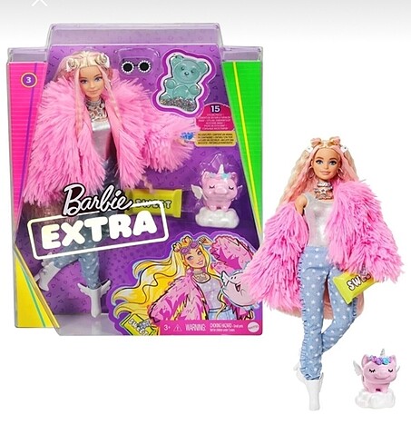 Barbie Extra Unicorn Domuz Çanta Gözlük