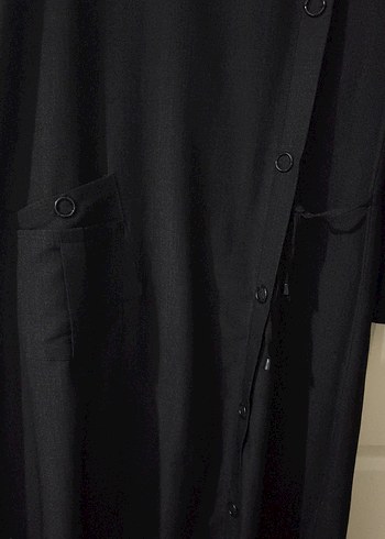 Uzun Siyah  Kadın Elbise - Görsel 2