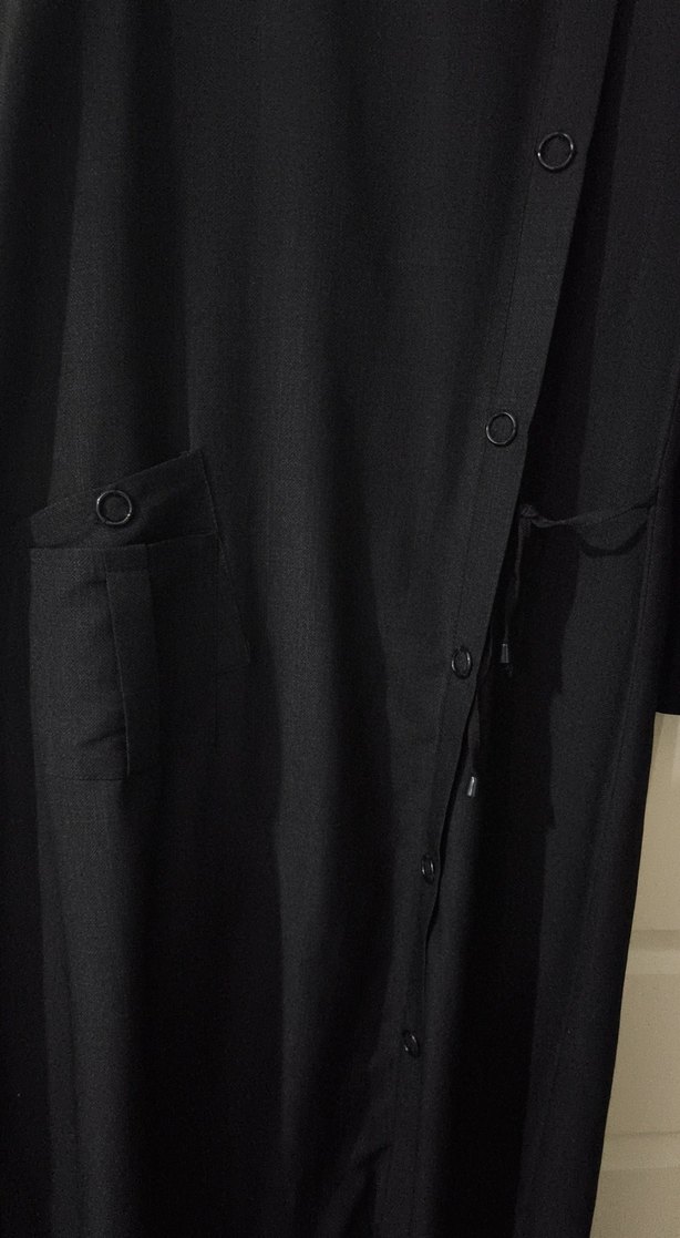 Uzun Siyah  Kadın Elbise - Görsel 2