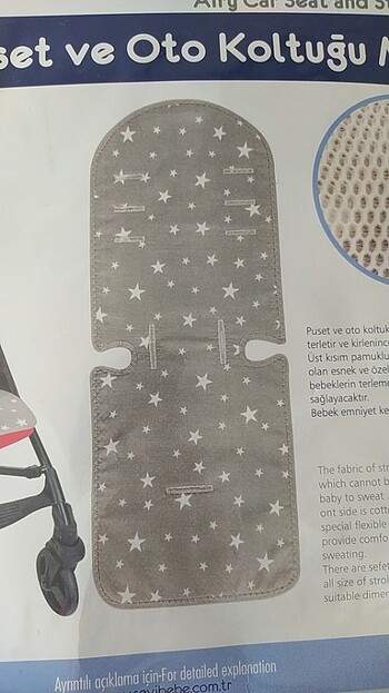 Bebek arabası,puset ve oto koltuğu minderi - Görsel 2