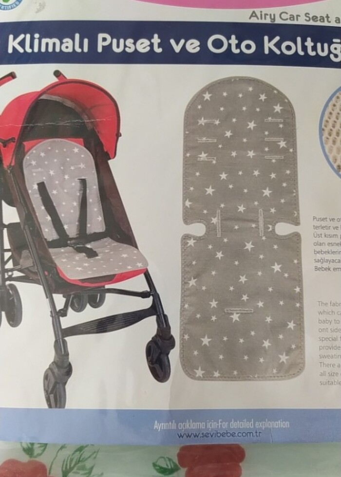 Bebek arabası,puset ve oto koltuğu minderi - Görsel 3