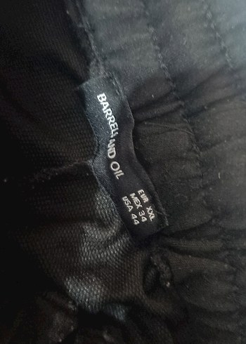 Erkek Siyah Baskılı Pamuklu Eşofman Altı - Görsel 2