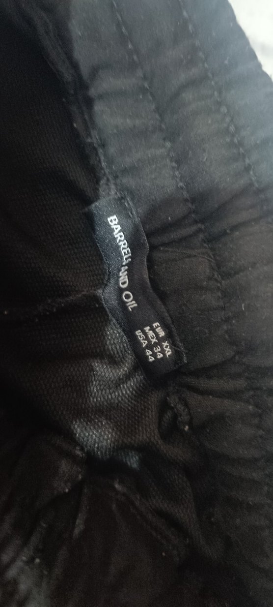 Erkek Siyah Baskılı Pamuklu Eşofman Altı - Görsel 2