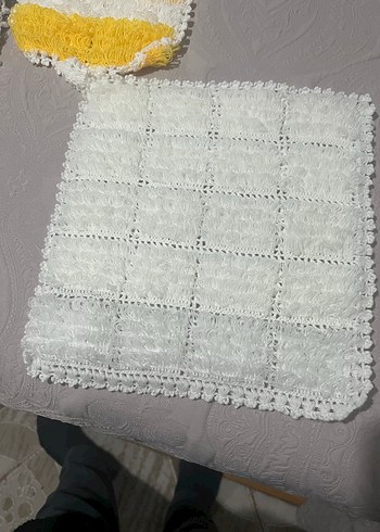 Çok Renkli Banyo lifi el örgüsü - Görsel 7