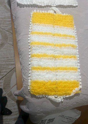 Çok Renkli Banyo lifi el örgüsü - Görsel 2