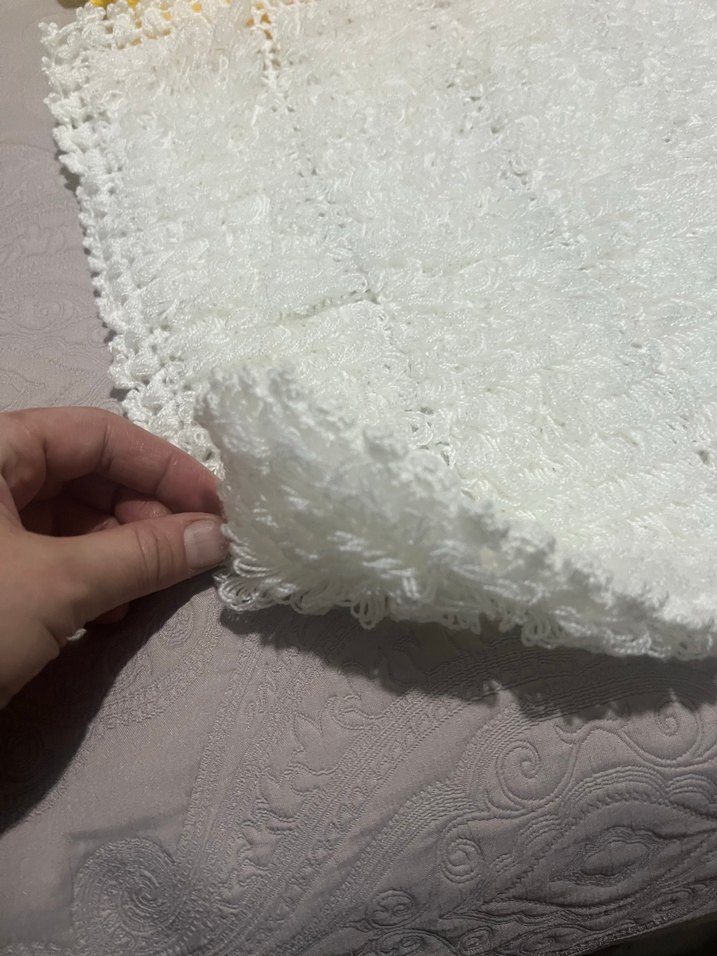 Çok Renkli Banyo lifi el örgüsü - Görsel 4