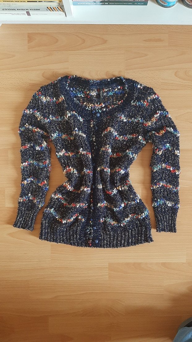 Simli Bohem Hırka - Görsel 2