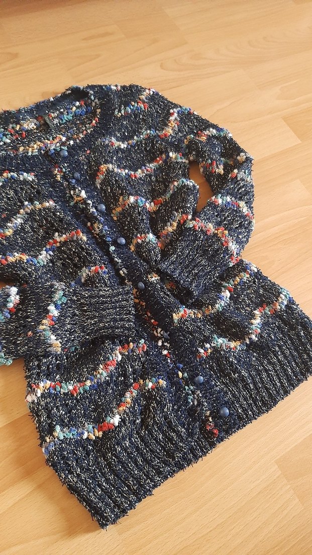 Simli Bohem Hırka - Görsel 3