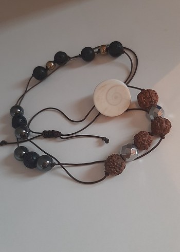 Doğal Taş Unisex Kolye - Görsel 2