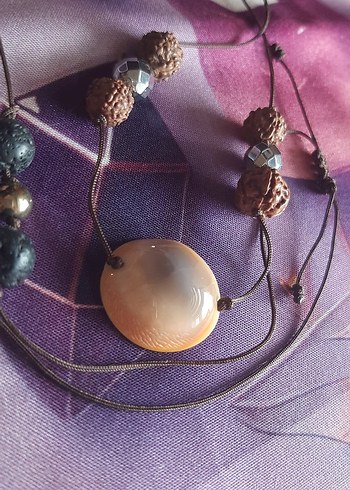 Doğal Taş Unisex Kolye - Görsel 9