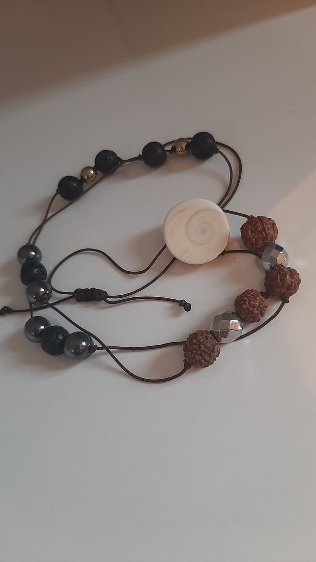 Doğal Taş Unisex Kolye - Görsel 2